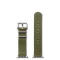 20mm Khaki Split Nylon Apple Watch Strap - Khaki