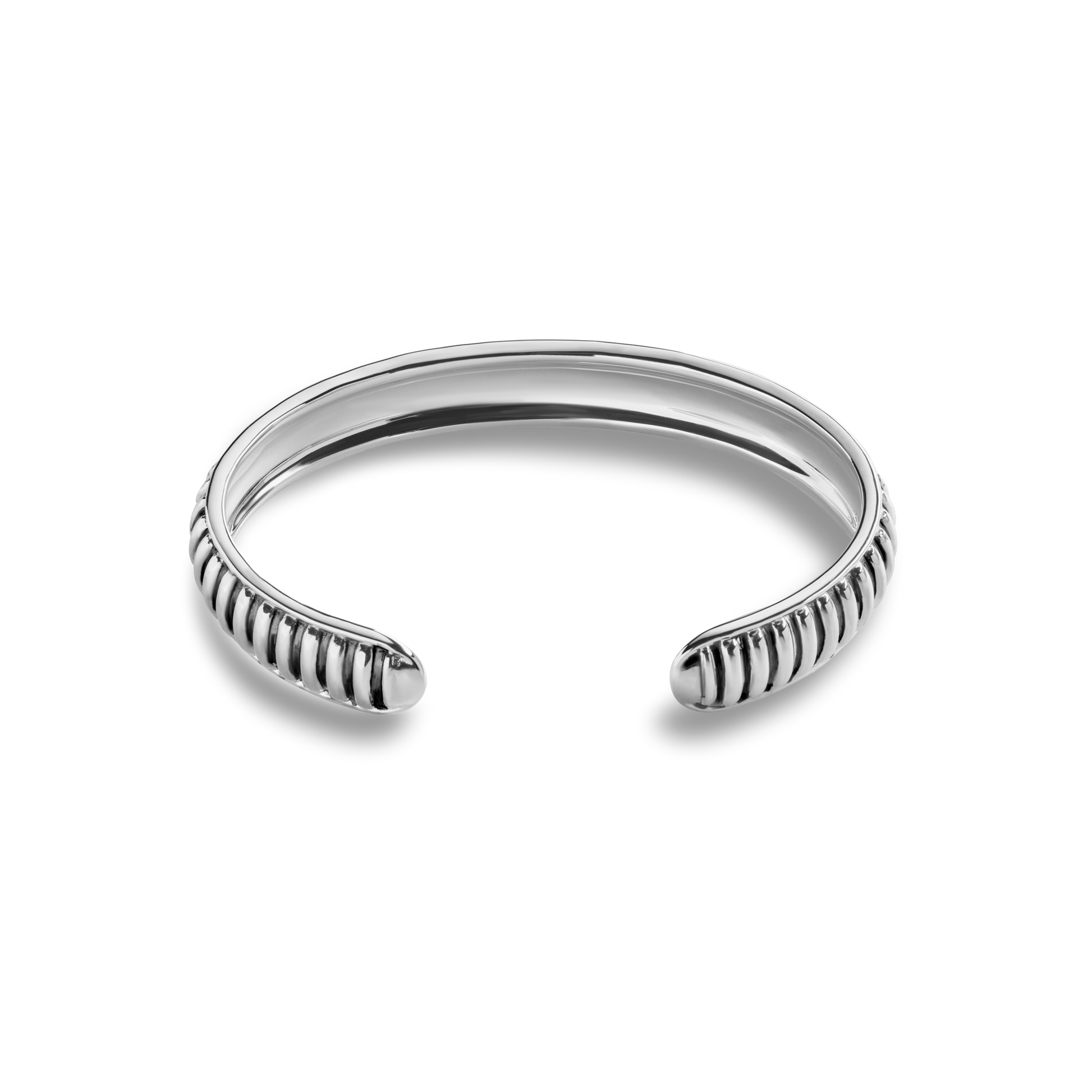 Coin Edge Cuff Bracelet