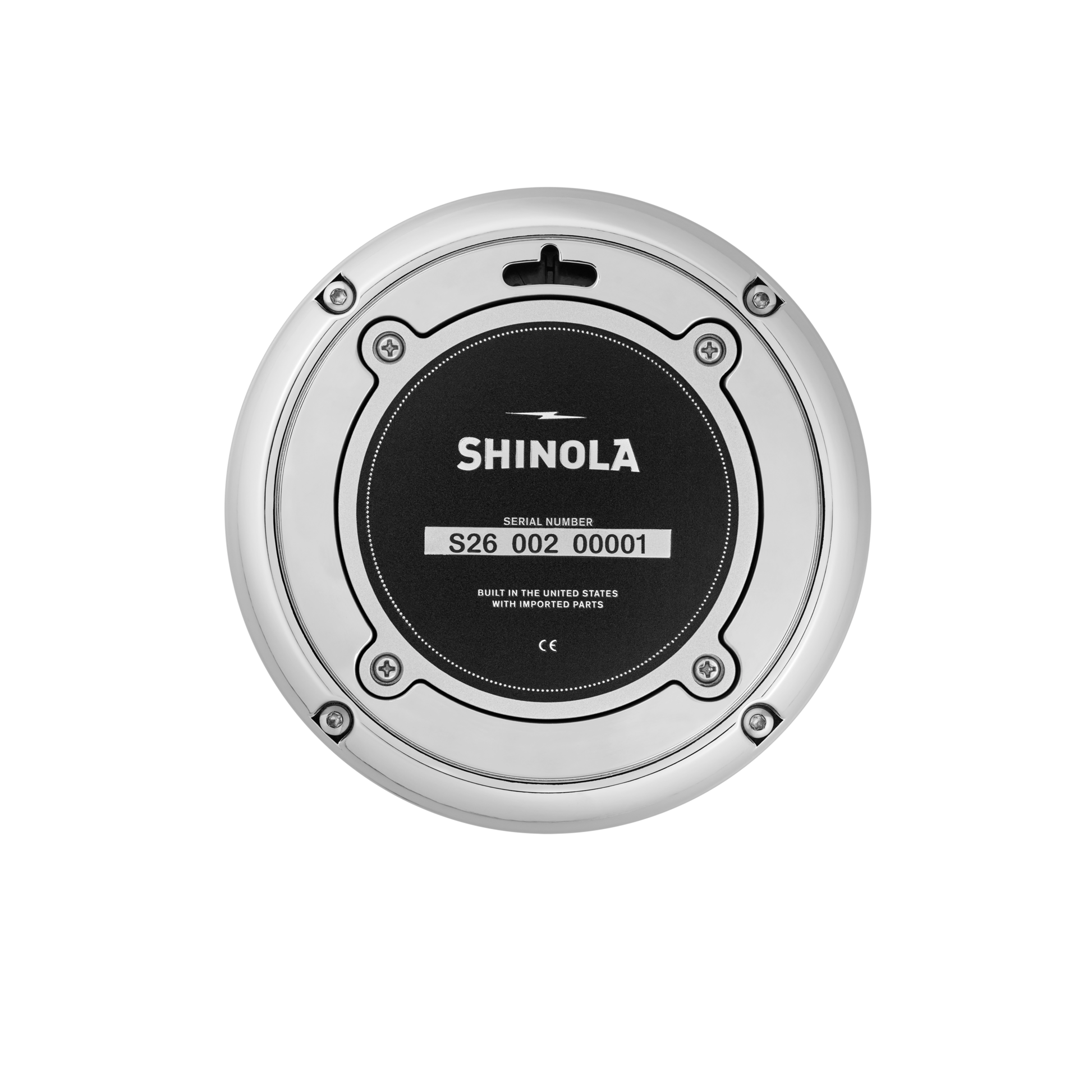 6" Runwell Clock - White