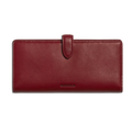 Shinola’s Continental Snap Wallet - Ruby features Natural Leather in a rich hue with a sleek snap closure for a slim, stylish profile.