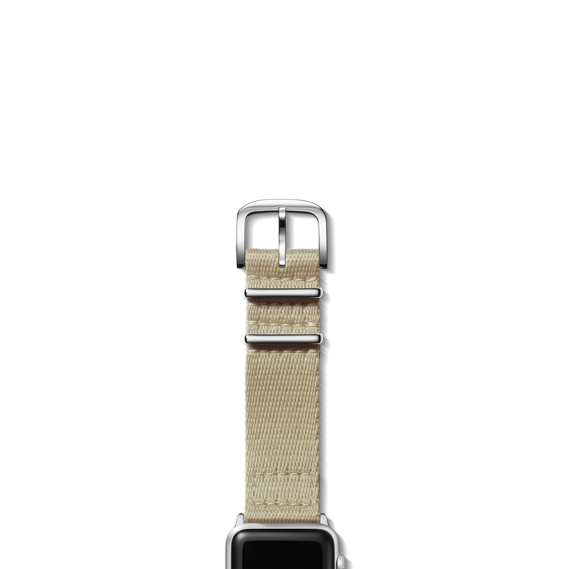 20mm Tan Split Nylon Apple Watch Strap - Tan
