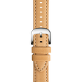 18mm Natural Leather Watch Strap - Natural