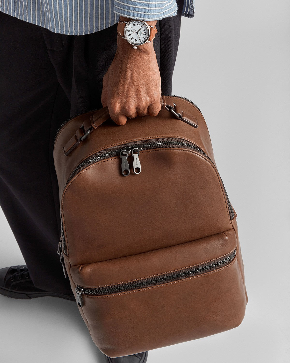 Runwell Backpack - Medium Brown