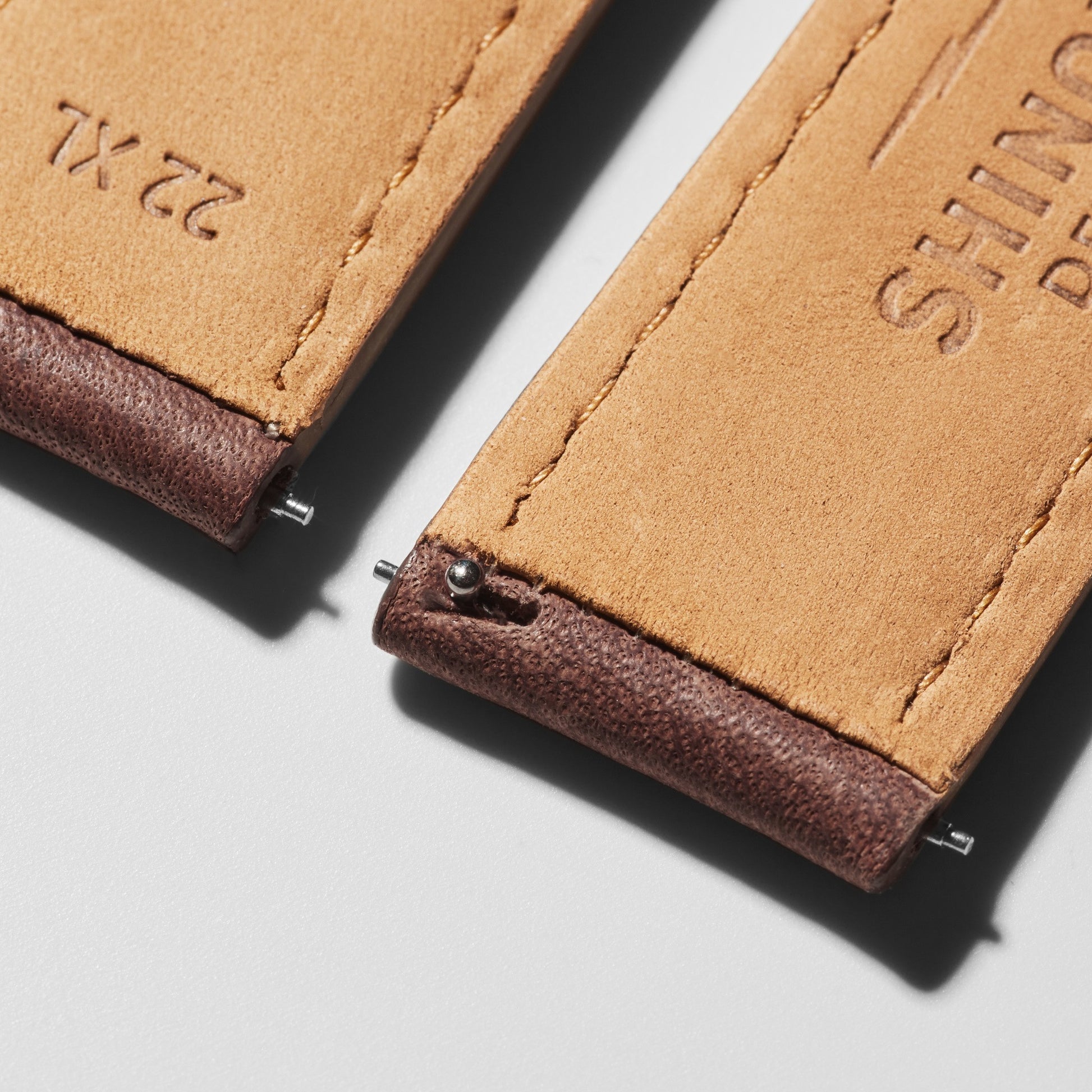 22mm British Tan Leather Watch Strap (XL) - British Tan