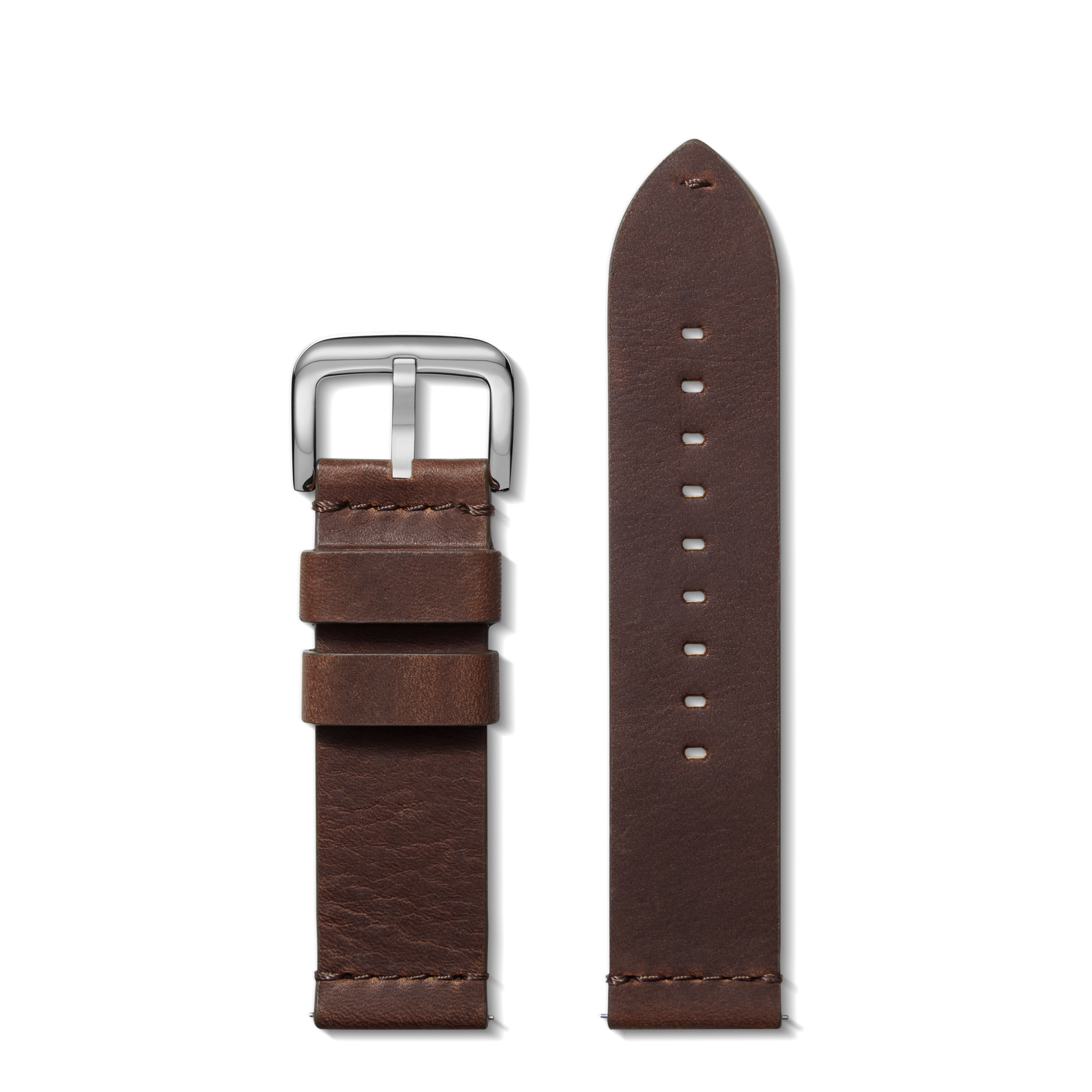 24mm Cattail Leather Watch Strap - Cattail