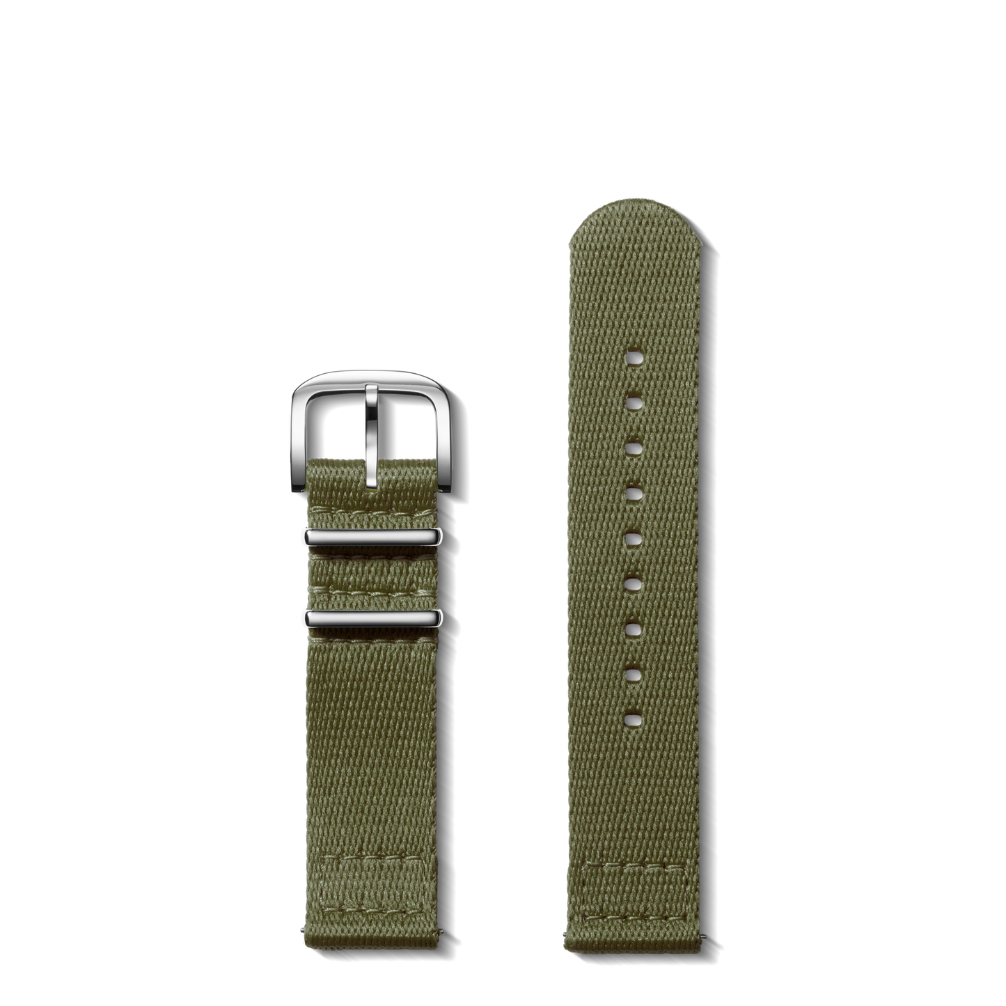 20mm Khaki G10 Nylon Watch Strap - Khaki