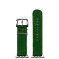 24mm Green Split Nylon Apple Watch Strap - Green