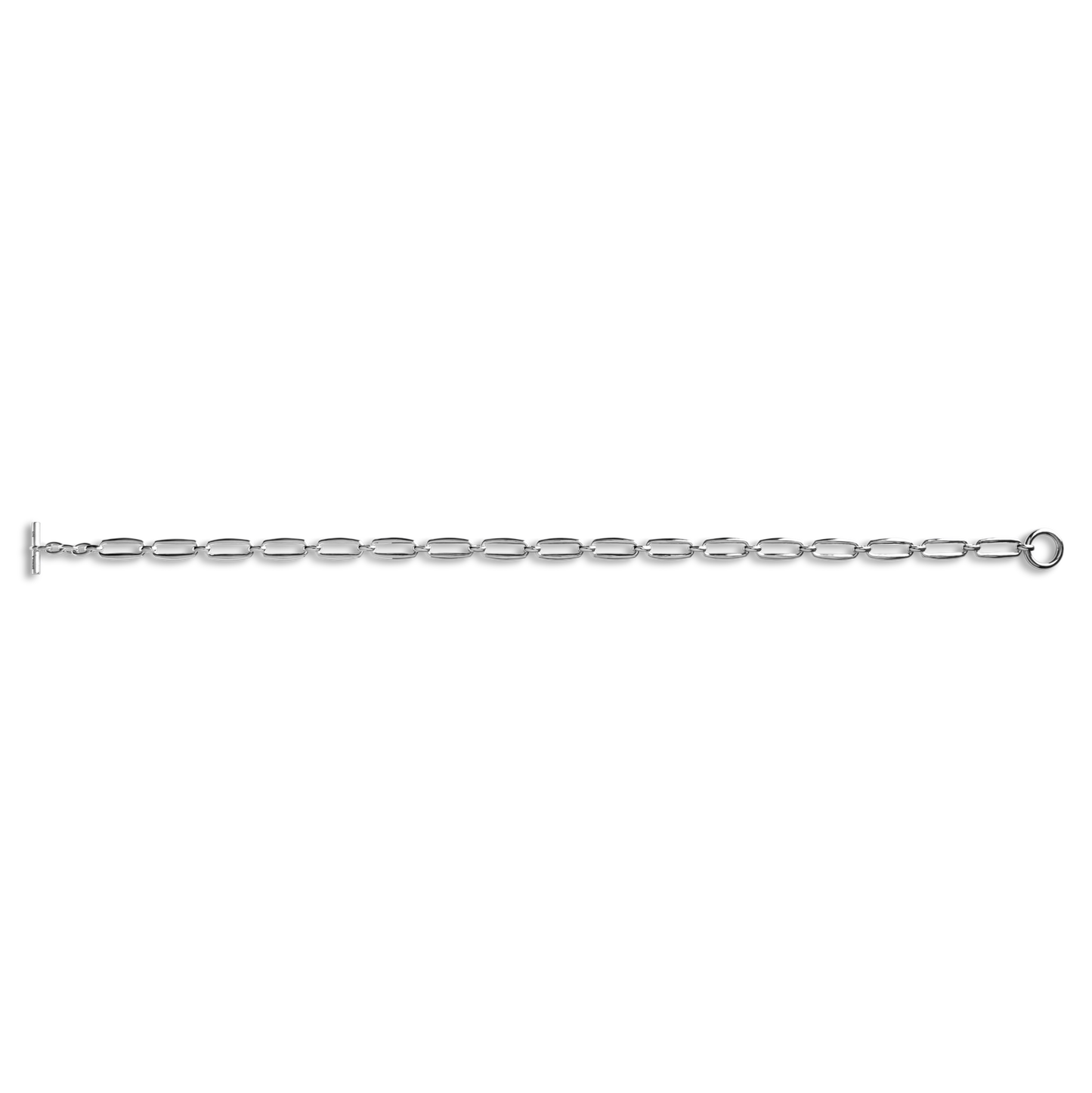 The Signature Chunky Link Necklace by Shinola, crafted in sterling silver with oval links and a toggle clasp, is shown against a plain white background—ideal for pairing with your favorite chain bracelet.