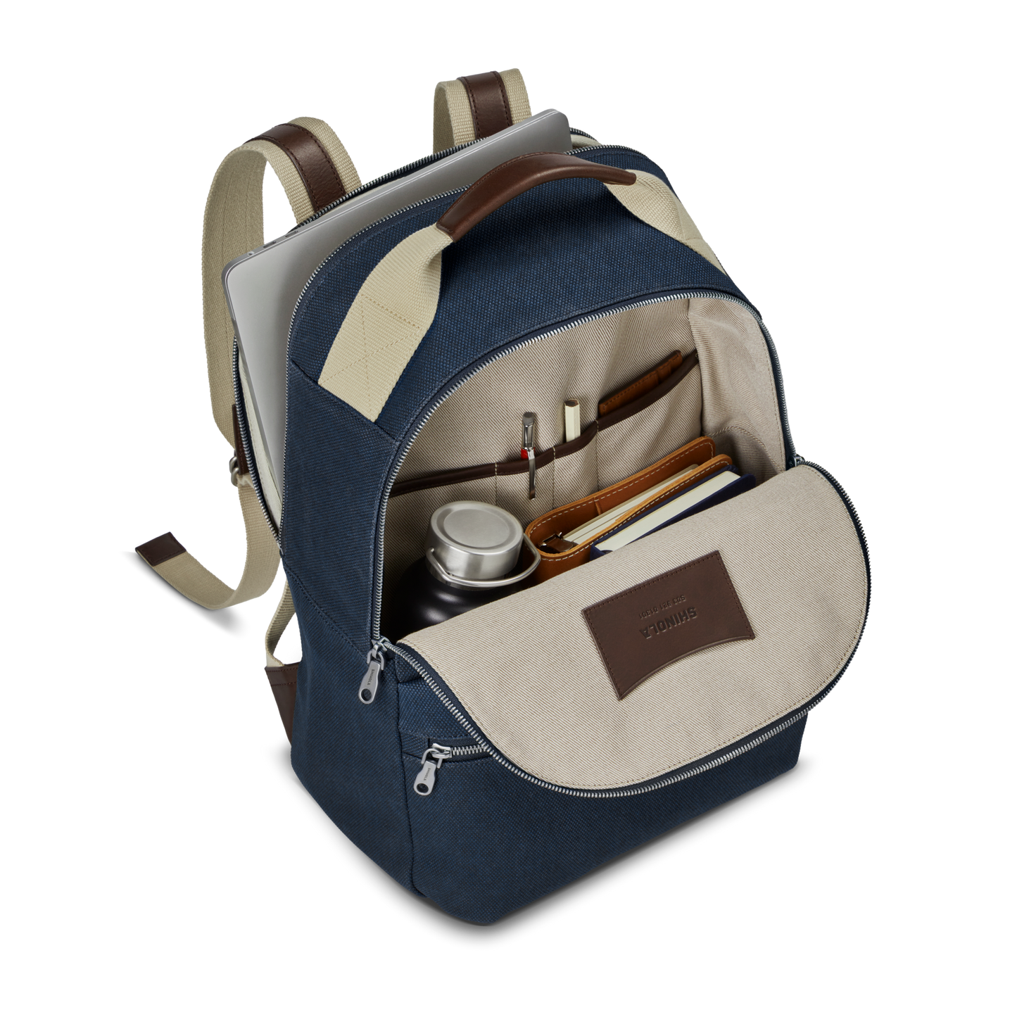 Canvas Runwell Backpack - Navy