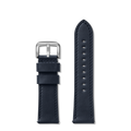 24mm Navy Leather Watch Strap - Navy