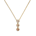 0.33 Carat Desert Diamond Drop Pendant Necklace
