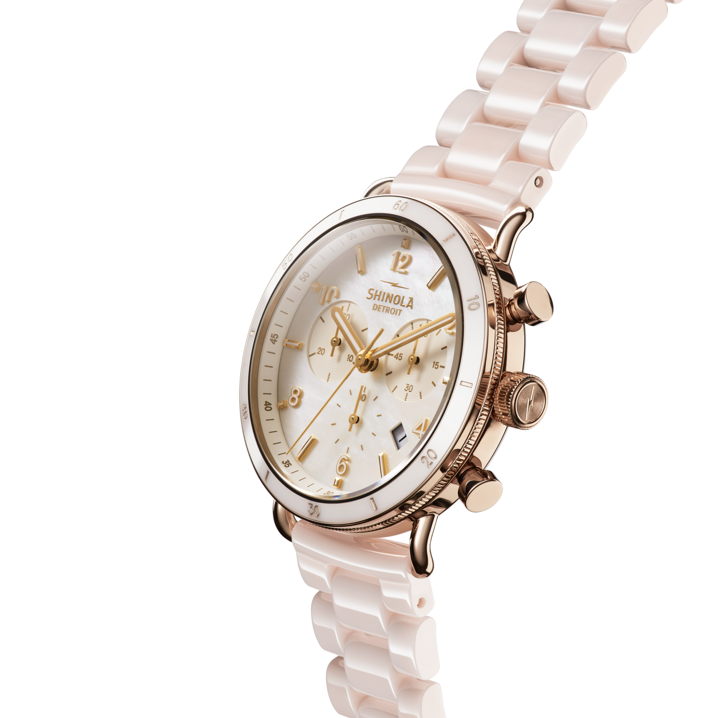 Canfield Sport Chronograph Watch - White