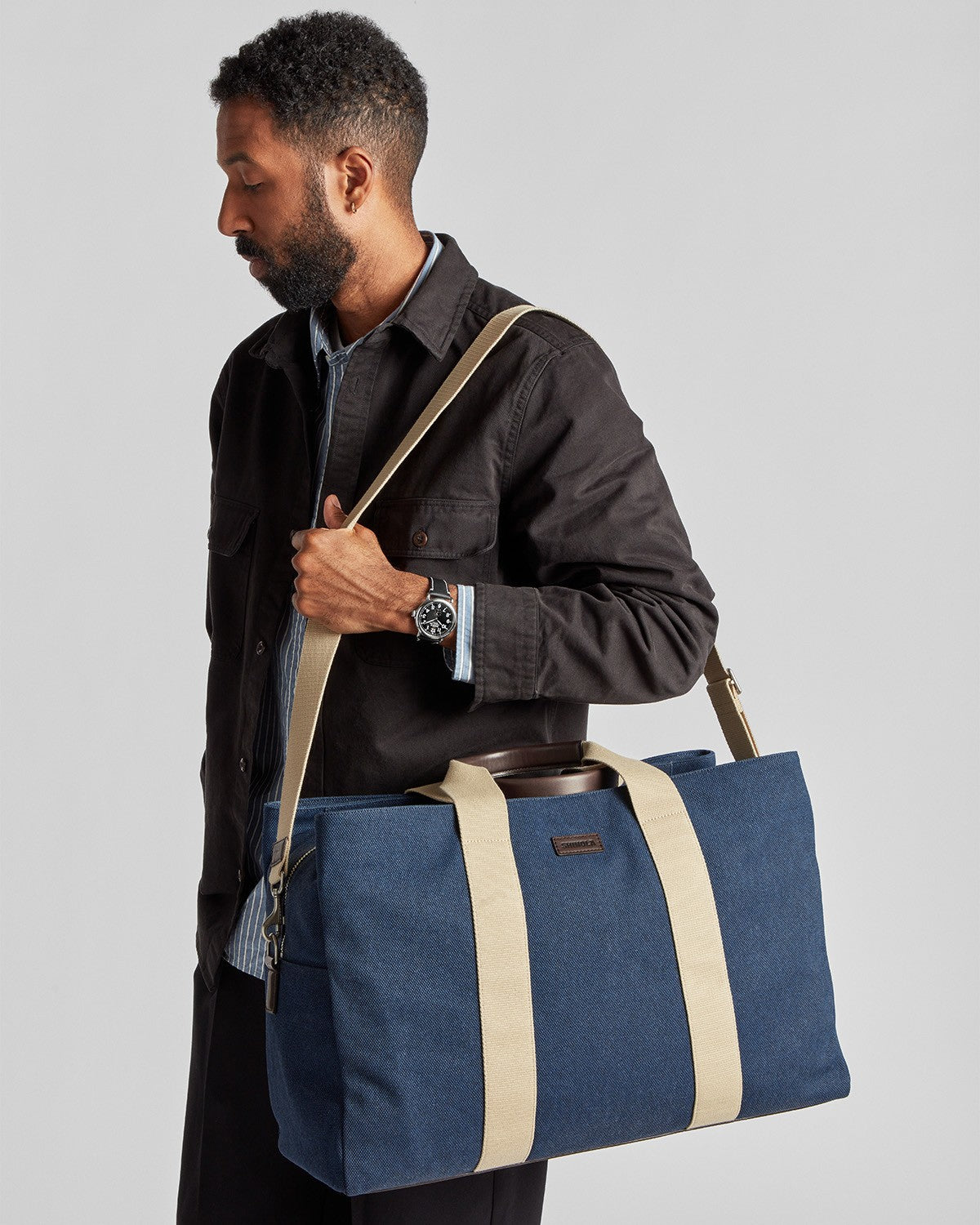 Canvas Duffle - Navy