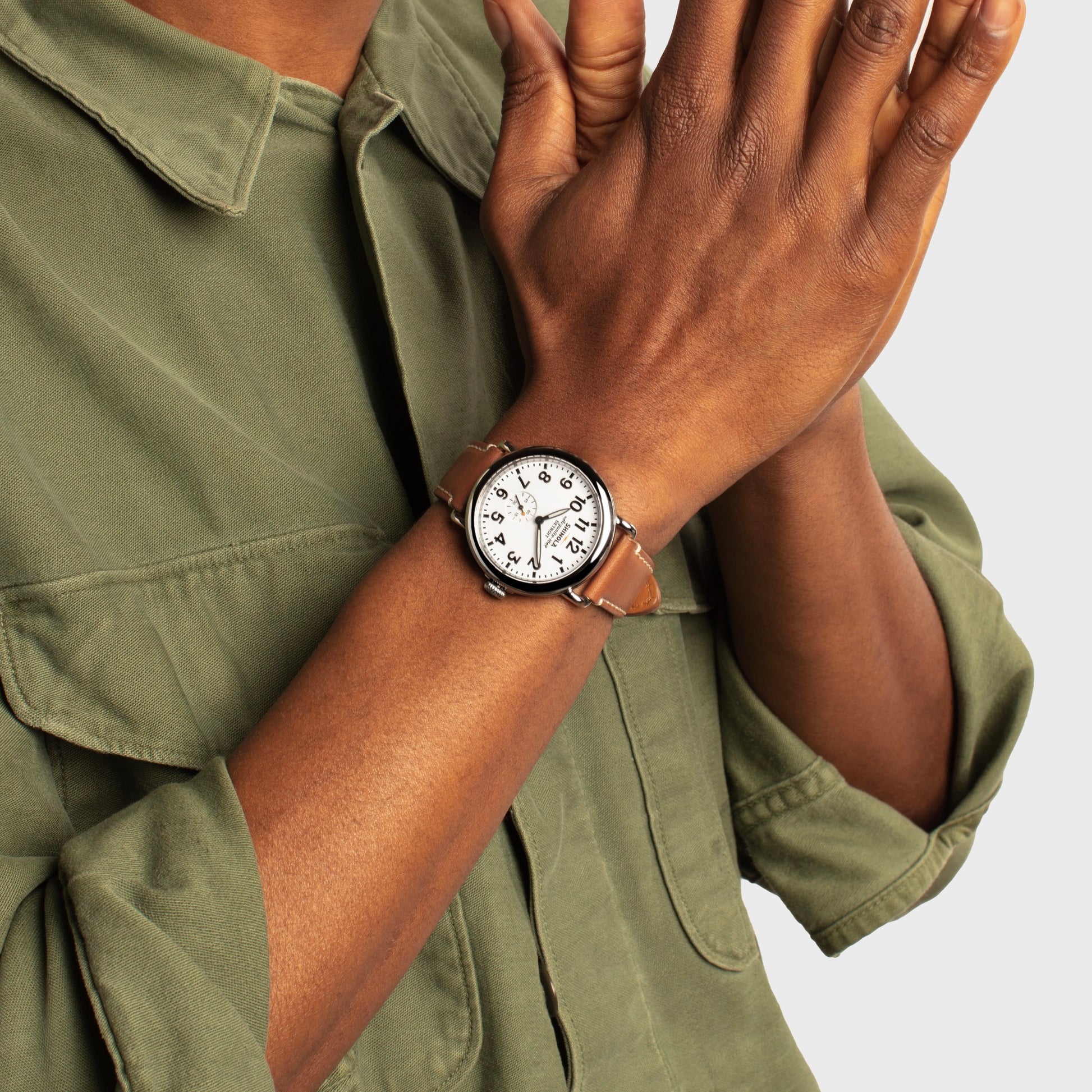 Engravable Runwell Watch - White
