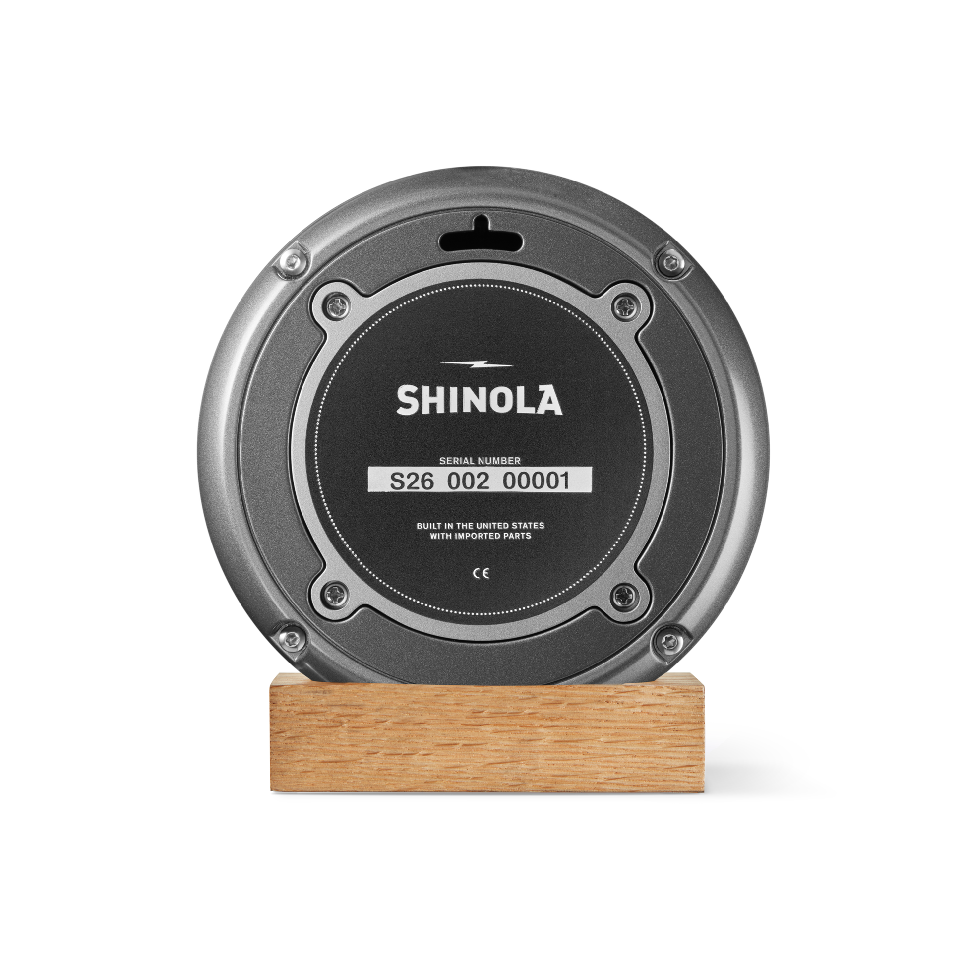 6" Runwell Clock - Dark Gray