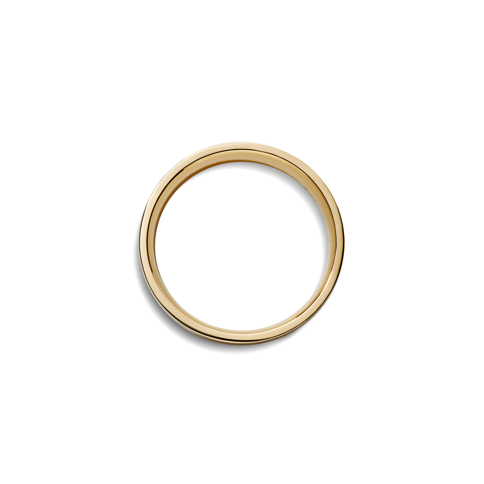 6mm Flat Yellow Gold Band