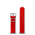 20mm Red Split Nylon Apple Watch Strap - Red