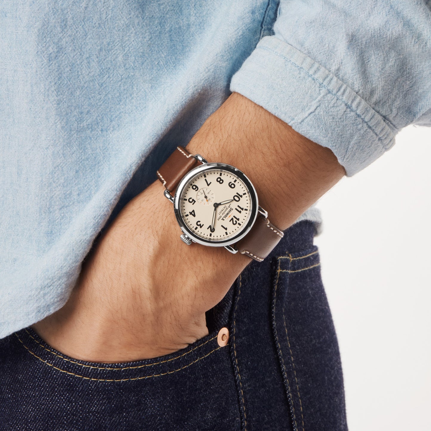 Runwell Watch - Cream