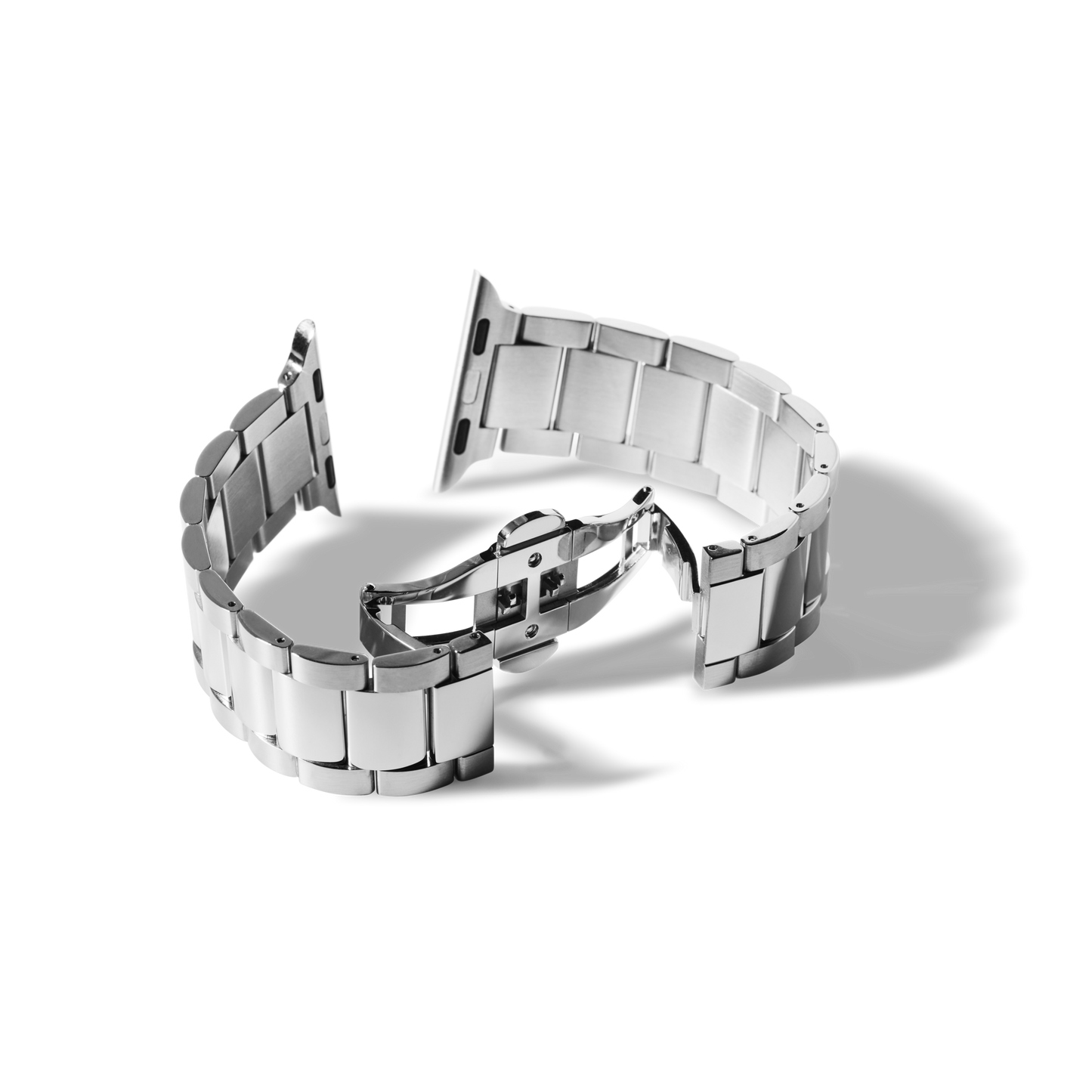 24mm Stainless Steel 3-Link Apple Watch Bracelet - Stainless Steel