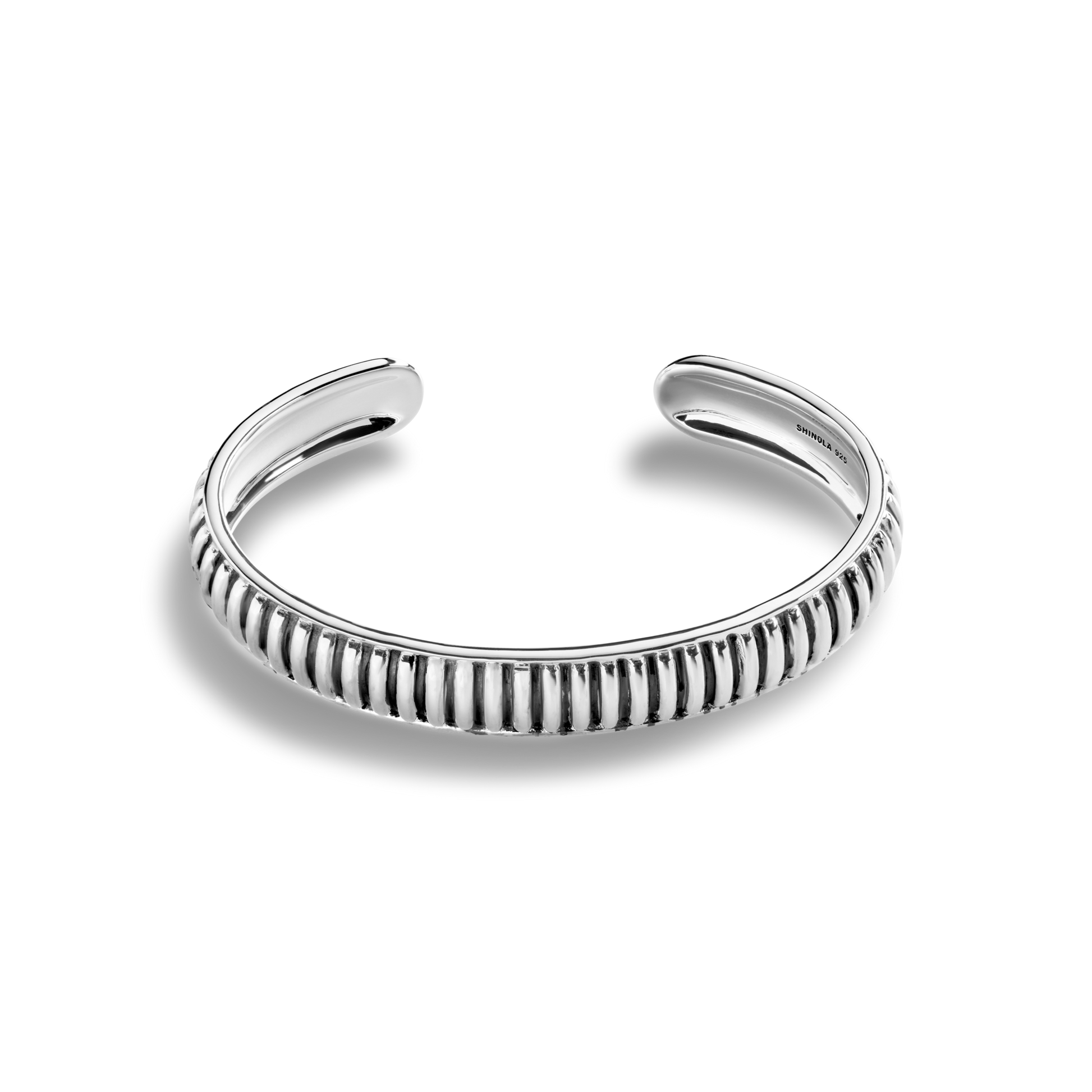 Coin Edge Cuff Bracelet