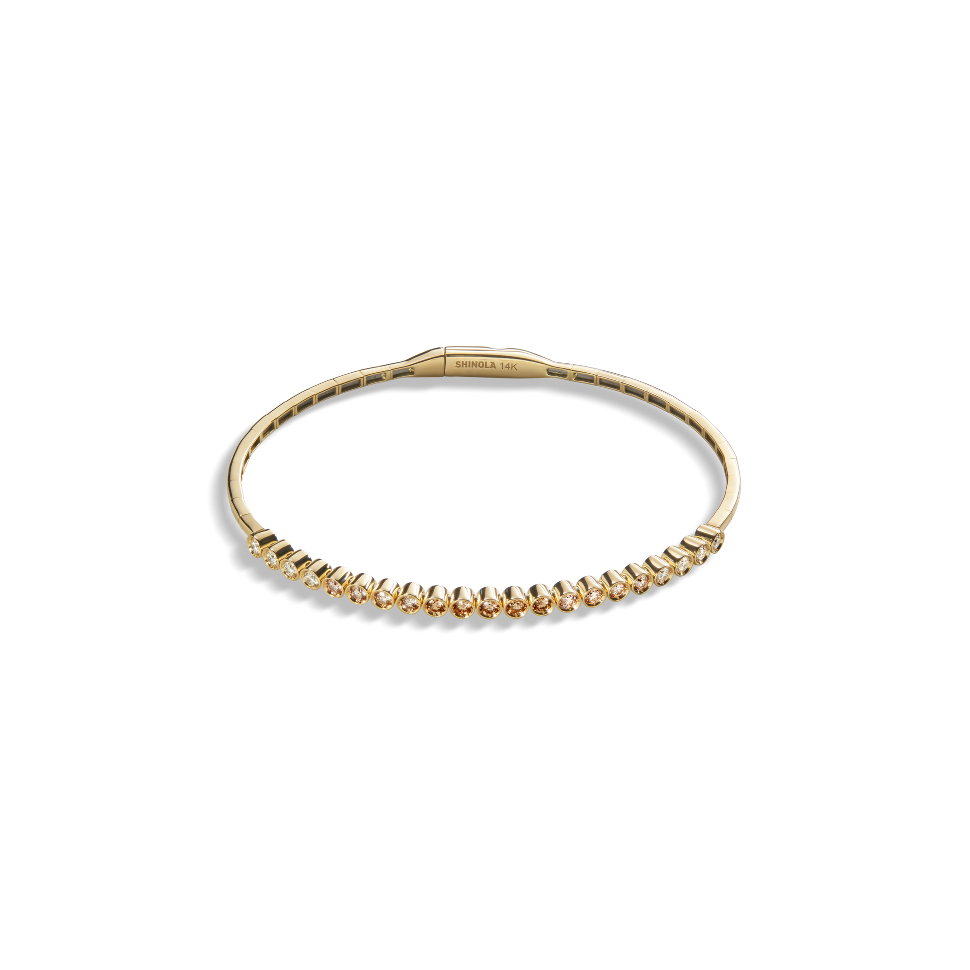 0.75 Carat Desert Diamond Tennis Bangle Bracelet