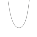 The Simple Curb Chain Necklace from Shinola features a thin sterling silver chain in a classic U-shape, elegantly displayed against a plain white background.