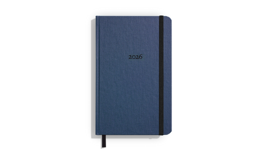 2026 12 Month Runwell Planner - Indigo