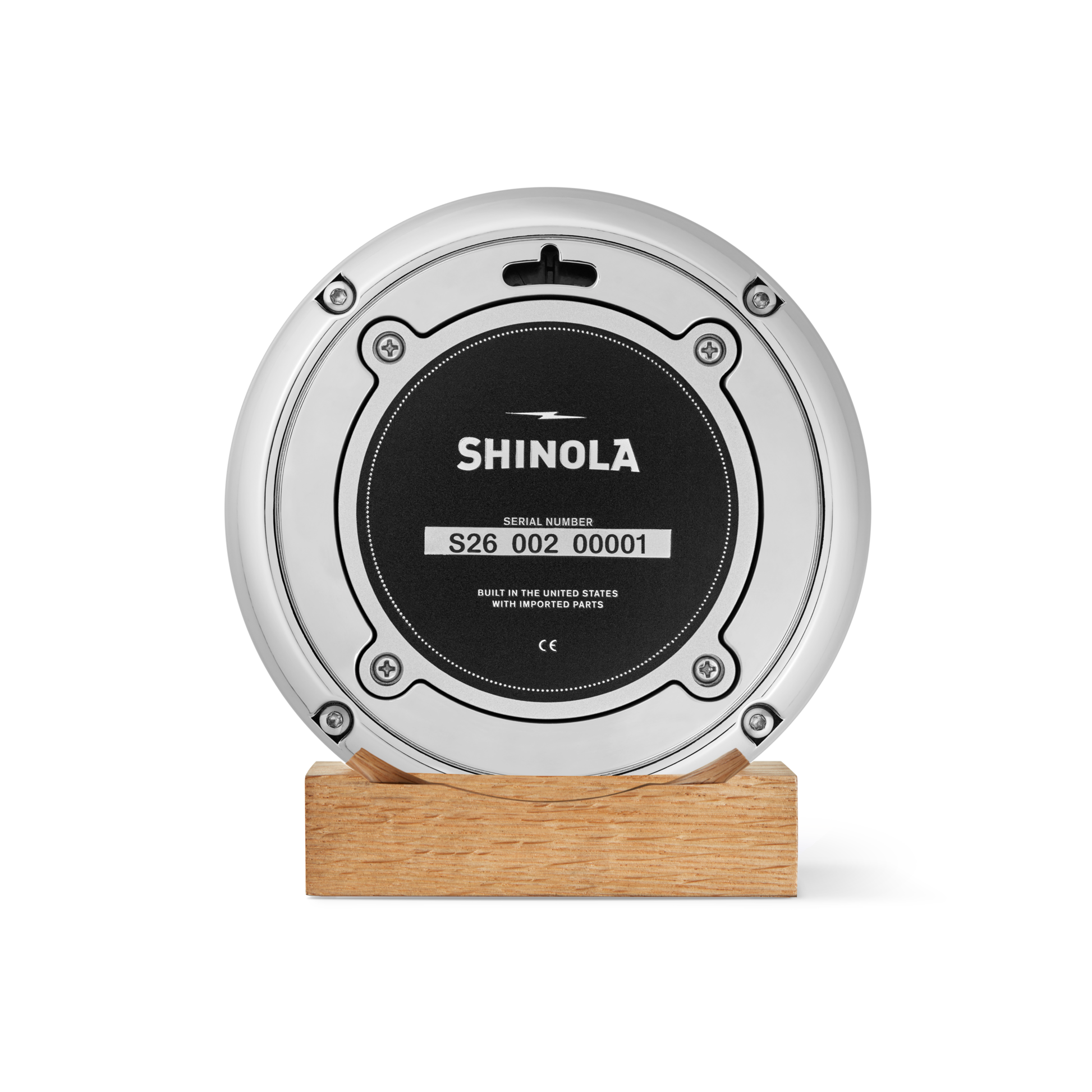 6" Runwell Clock - White